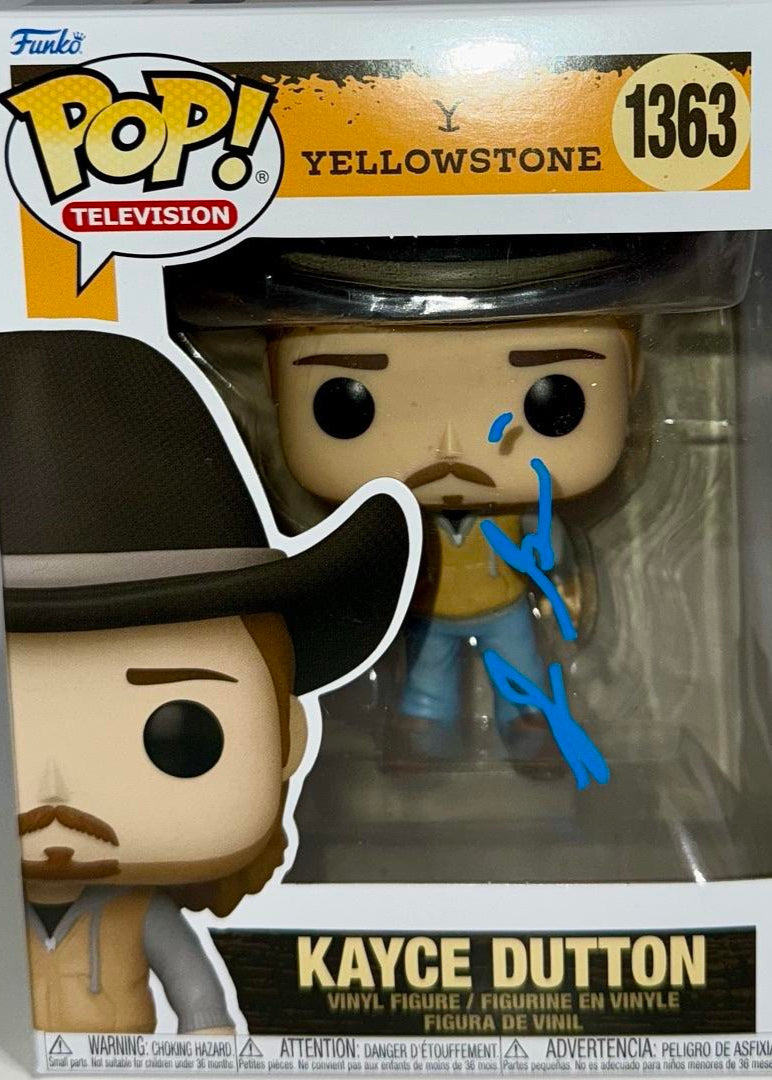 Luke Grimes Signed Funko Pop #1363 "Kayce Dutton" (Yellowstone) - Beckett COA #02